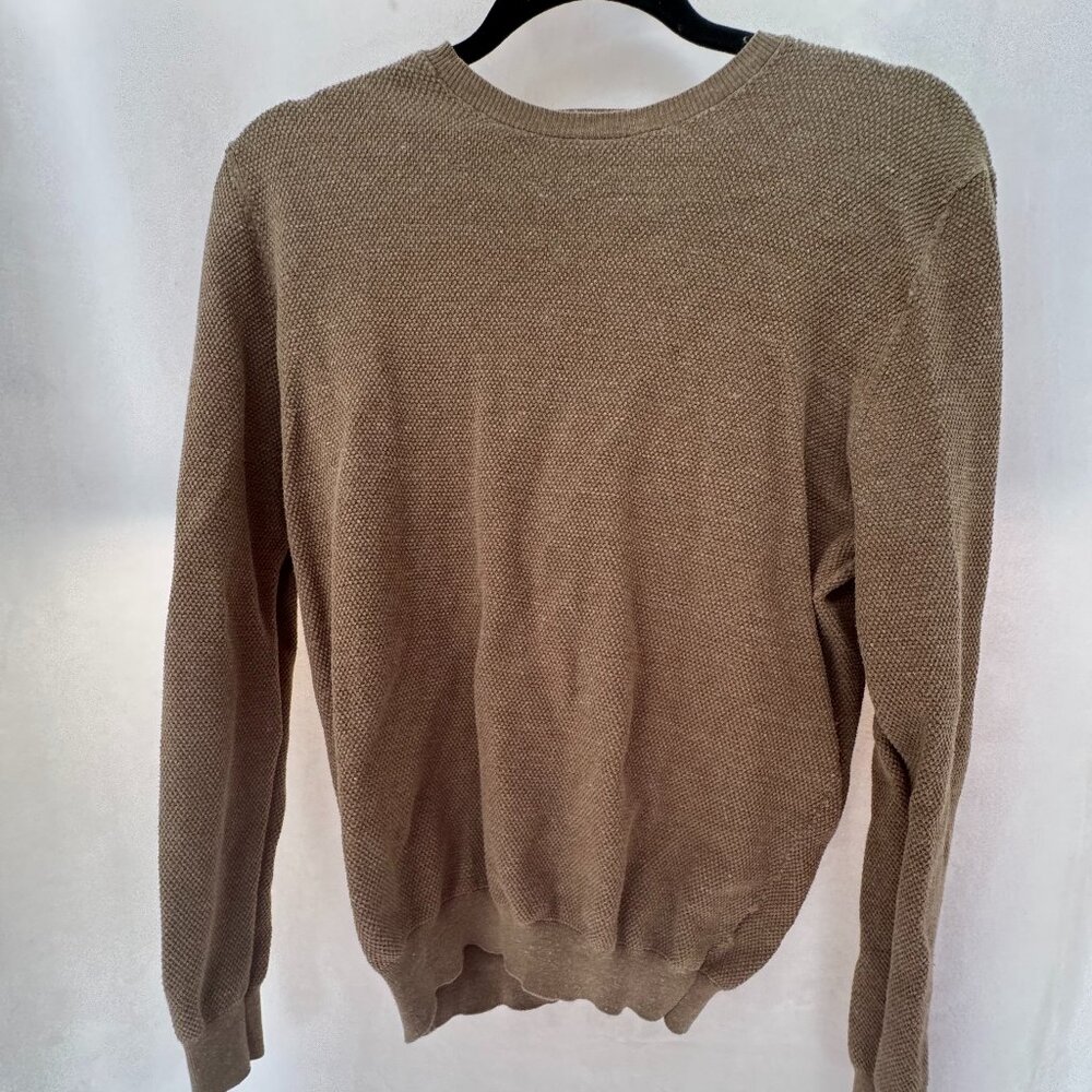 Men's Textured Long Sleeve Sweater